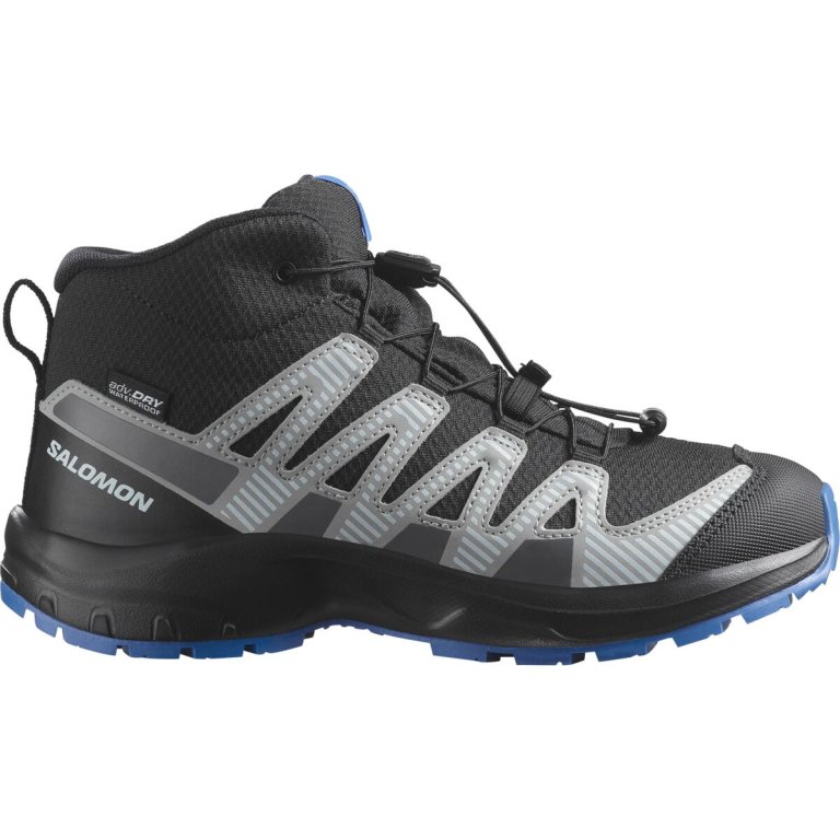 Взуття Salomon Xa Pro V8 Mid Wp J - чорно/синє