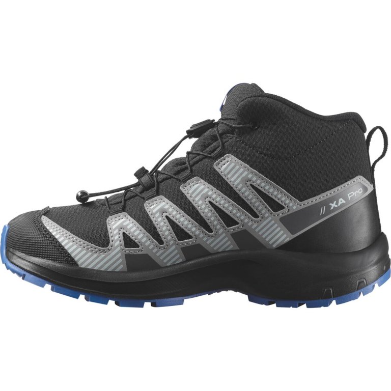 Взуття Salomon Xa Pro V8 Mid Wp J - чорно/синє