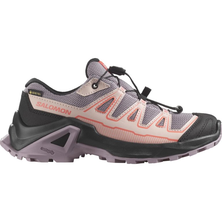 Взуття Salomon X Ultra GTX J - фіолетово/рожеві