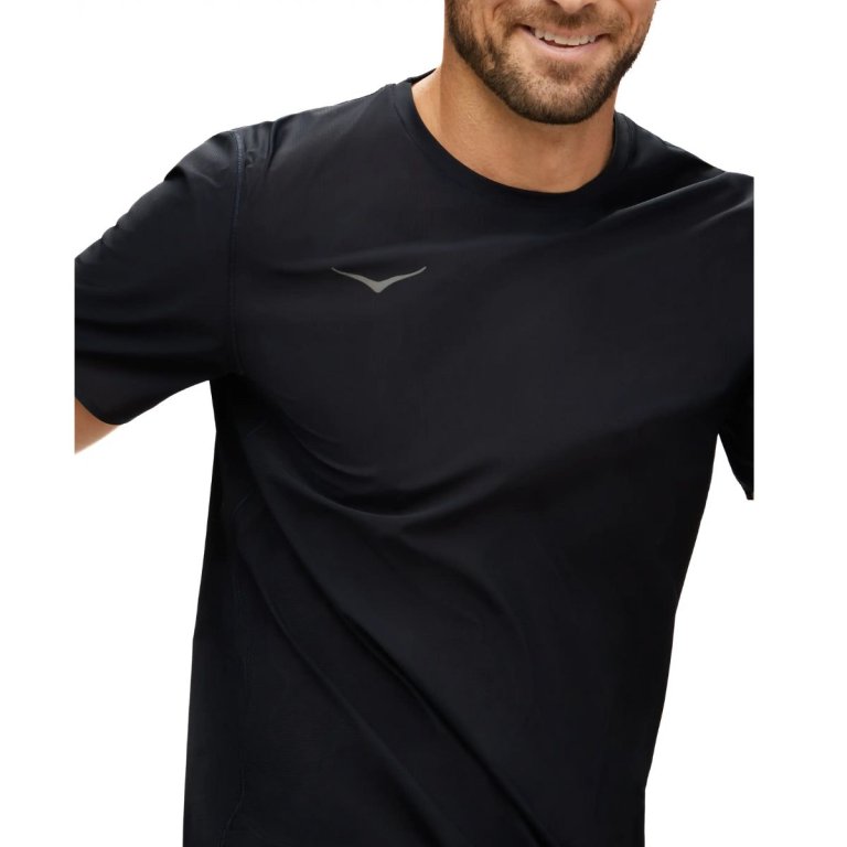 Футболка Hoka Airolite Run Short Sleeve M - чорна