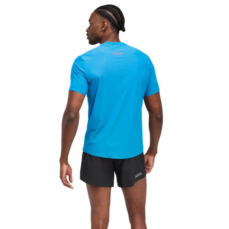 Футболка Hoka Airolite Run M - синя