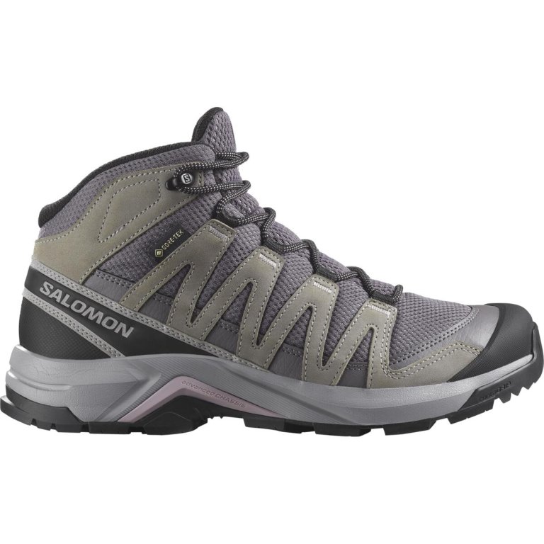 Взуття Salomon X-Adventure Recon Mid GTX W - сіре