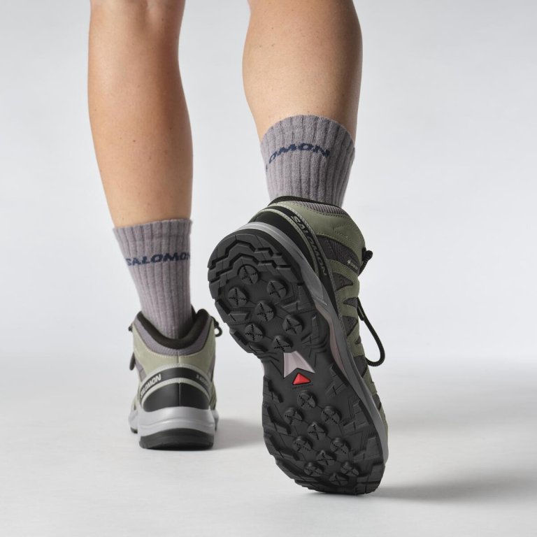 Взуття Salomon X-Adventure Recon Mid GTX W - сіре