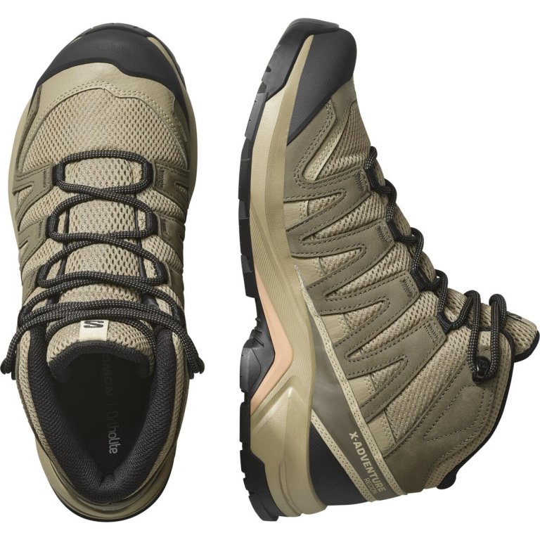 Взуття Salomon X-Adventure Recon Mid GTX W - коричневе