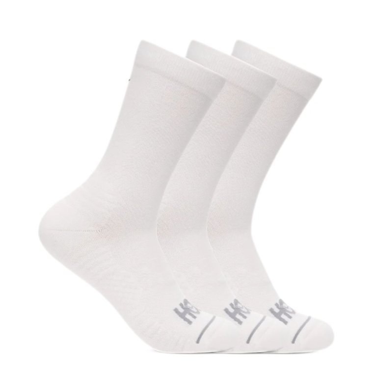 Шкарпетки Hoka Crew Run Socks 3-Pack - білі