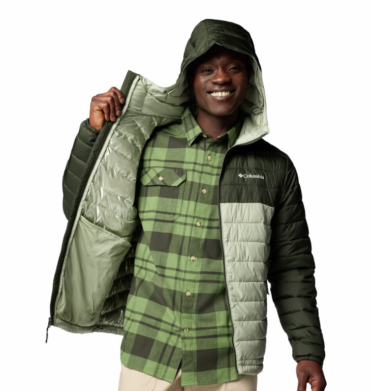 Куртка Columbia Powder Lite™ II M - сірий/зелений