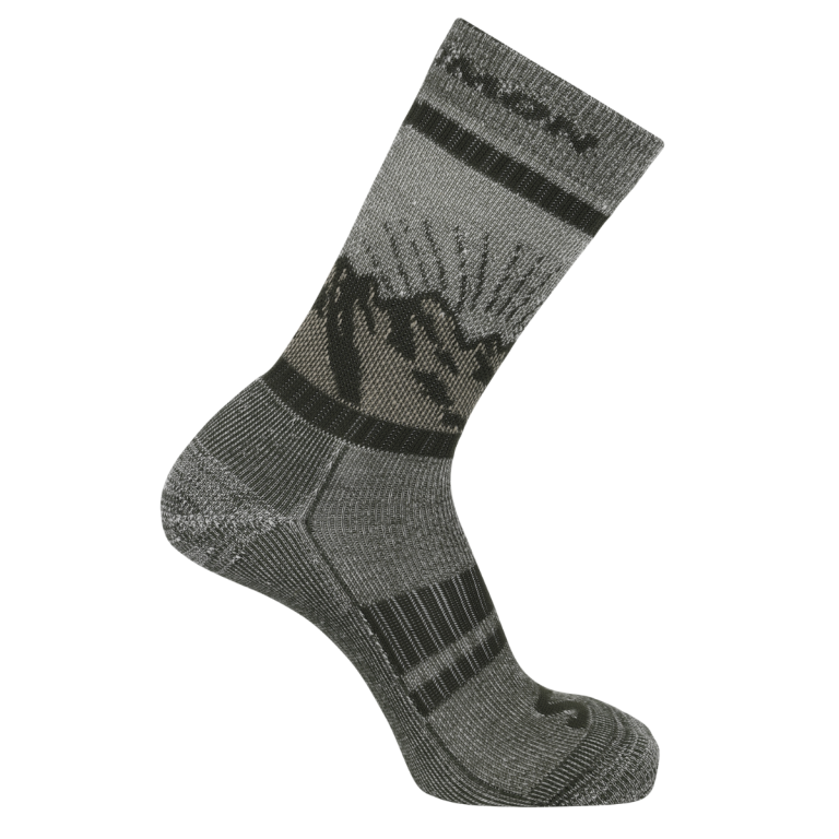 Шкарпетки Salomon Retro Wool Crew Socks - сіро/білі