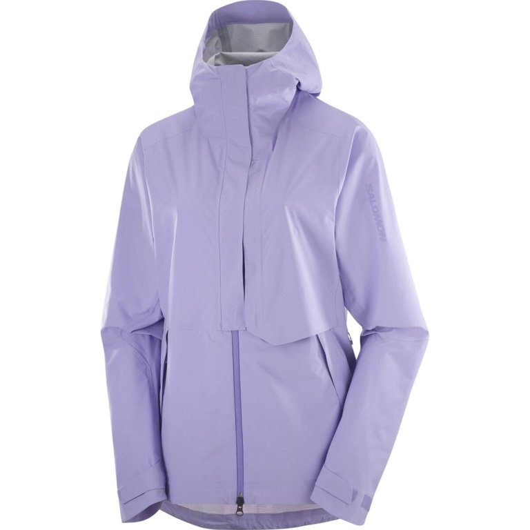 Куртка Salomon Outerpath 2.5L Pro Jkt W - фіолетова