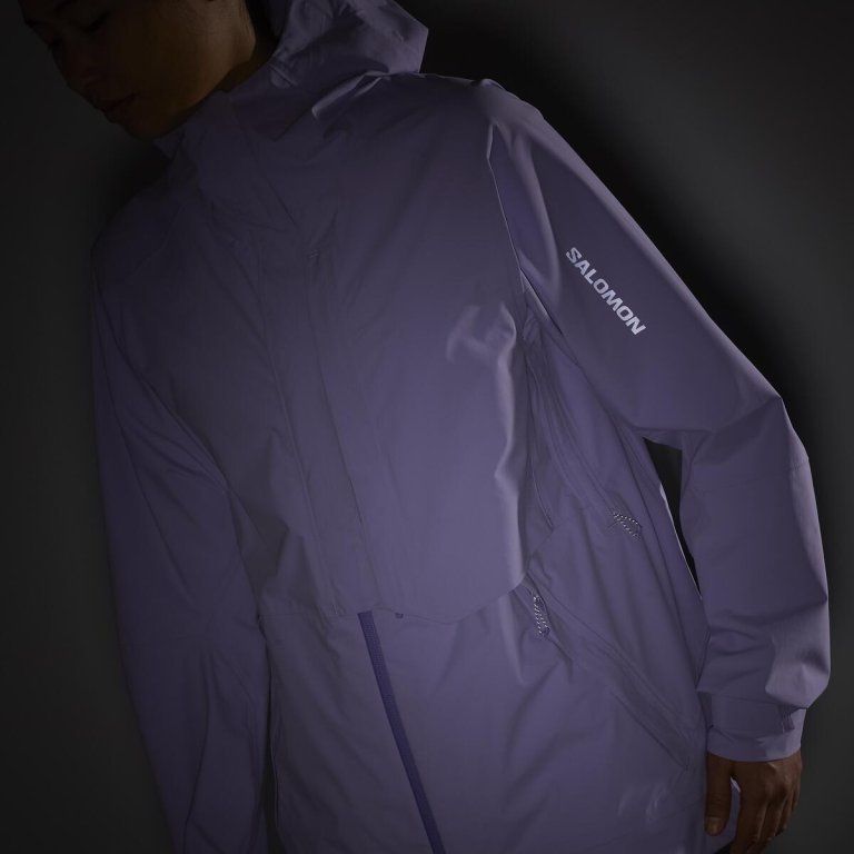 Куртка Salomon Outerpath 2.5L Pro Jkt W - фіолетова