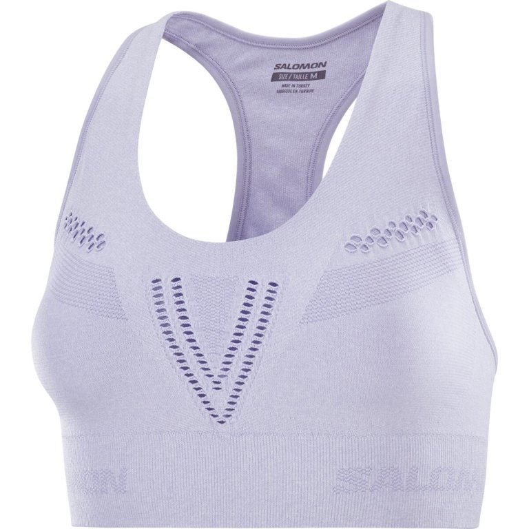Бюстгальтер Salomon Elevate Move'On Bra W - фіолетовий