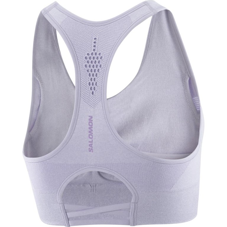 Бюстгальтер Salomon Elevate Move'On Bra W - фіолетовий