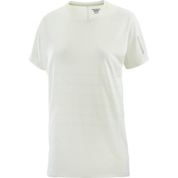 Tričko Salomon Sense Aero SS Tee GFX W - bílá