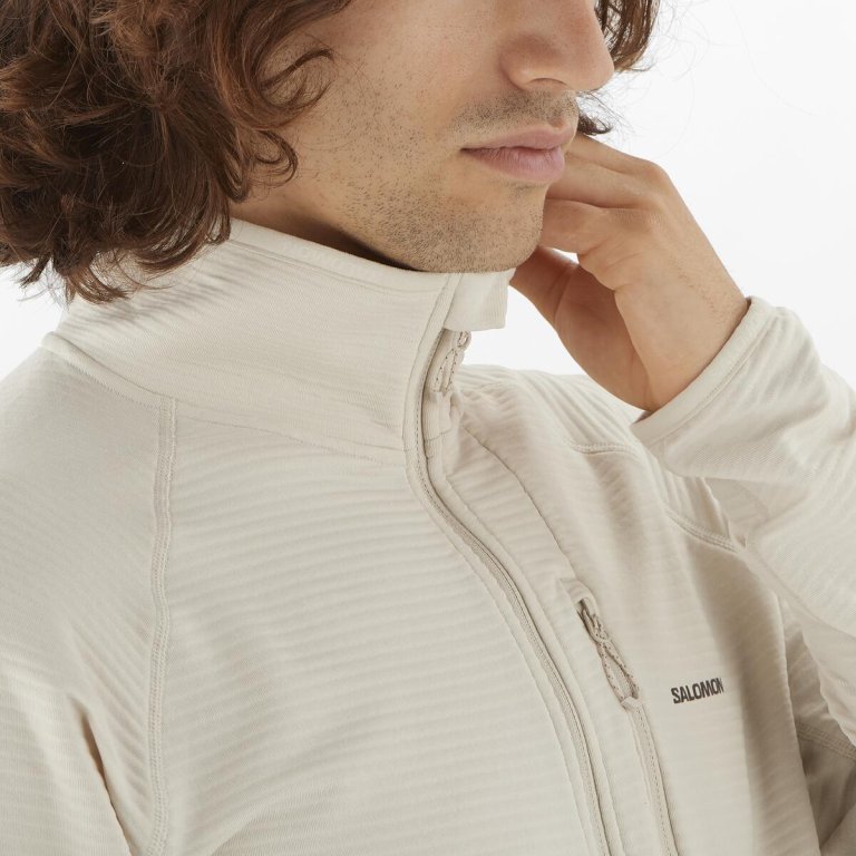 Кофта Salomon Essential Lightwarm HZ M - бежева