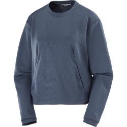 Кофта Salomon Motomesh Crewneck W - синя