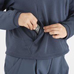 Кофта Salomon Motomesh Crewneck W - синя