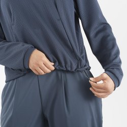 Кофта Salomon Motomesh Crewneck W - синя