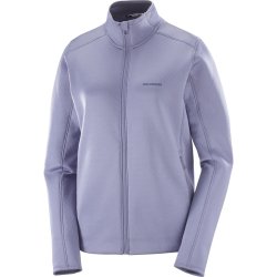 Світшот Salomon Outline Warm FZ W - фіолетовий