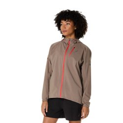 Куртка Asics Fujitrail Elite Waterproof Jacket W - коричневий