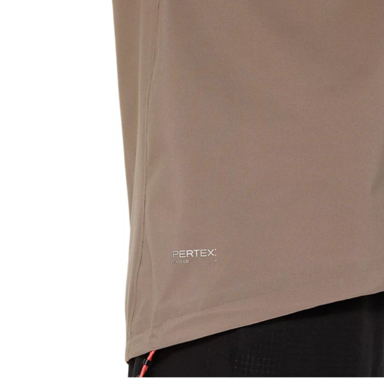 Куртка Asics Fujitrail Elite Waterproof Jacket W - коричневий