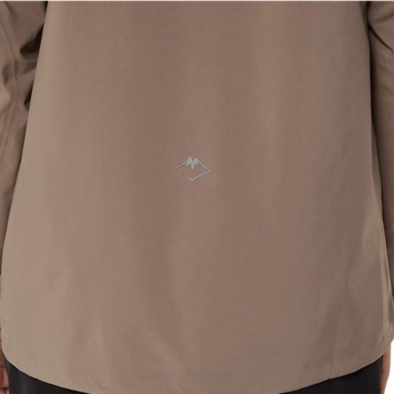 Куртка Asics Fujitrail Elite Waterproof Jacket W - коричневий