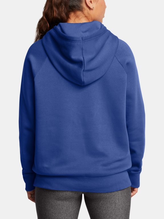 Худі Under Armour Rival з флісу зі словом Rival - СИНІЙ