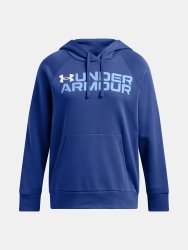 Худі Under Armour Rival з флісу зі словом Rival - СИНІЙ