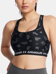 Бюстгальтер Under Armour Crossback Mid Print-BLK