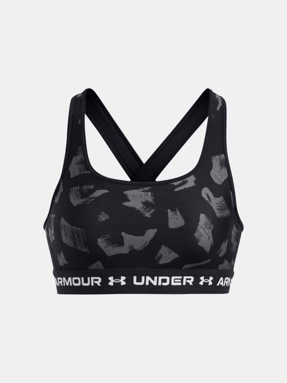 Бюстгальтер Under Armour Crossback Mid Print-BLK