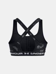 Бюстгальтер Under Armour Crossback Mid Print-BLK