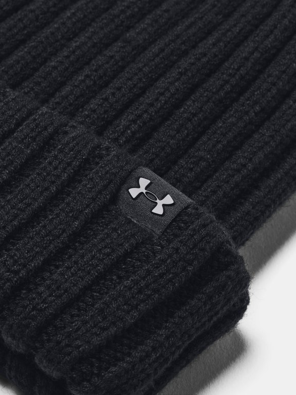 Шапка Under Armour W Halftime Pom Beanie-BLK