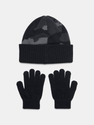 Шапка та рукавиці Under Armour B Beanie/Glove Combo-BLK