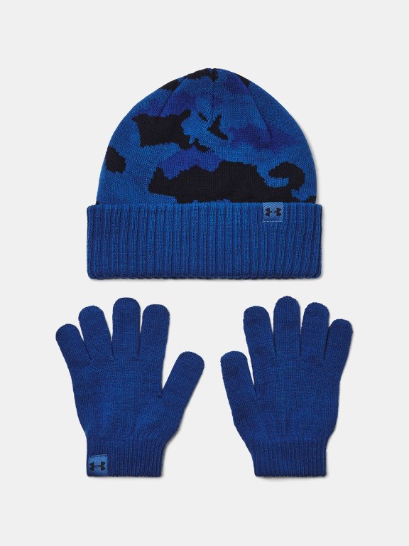 Шапка та рукавиці Under Armour B Beanie/Glove Combo-BLU