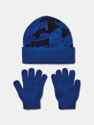 Шапка та рукавиці Under Armour B Beanie/Glove Combo-BLU