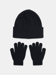 Шапка та рукавиці Under Armour G Beanie/Glove Combo-BLK