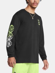 Футболка Under Armour Curry HW Verbiage LS Tee-BLK