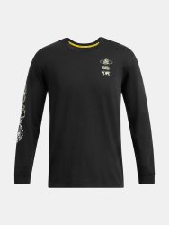 Футболка Under Armour Curry HW Verbiage LS Tee-BLK