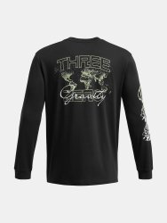 Футболка Under Armour Curry HW Verbiage LS Tee-BLK