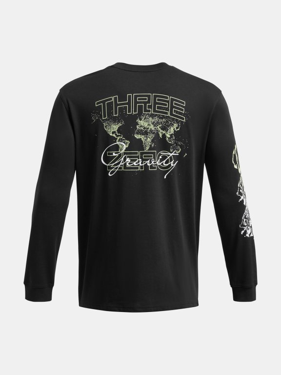 Футболка Under Armour Curry HW Verbiage LS Tee-BLK