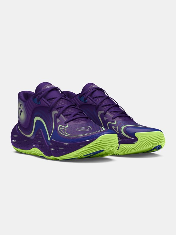 Unisexové boty Under Armour UA Spawn 6 Mid SOS-PPL