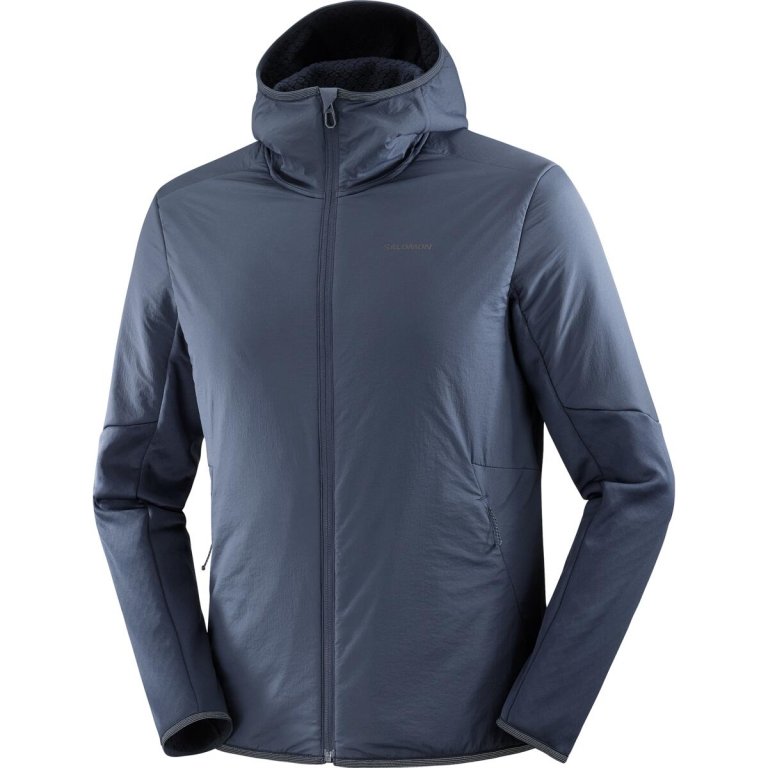 Кофта Salomon Outline Warm Hybrid HD M - синя