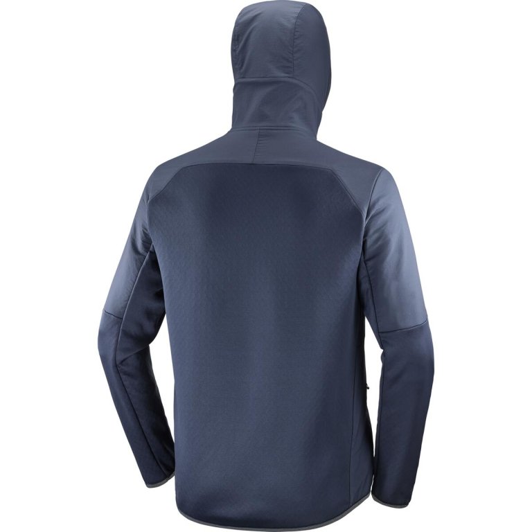Кофта Salomon Outline Warm Hybrid HD M - синя