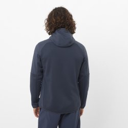 Кофта Salomon Outline Warm Hybrid HD M - синя