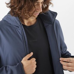 Кофта Salomon Outline Warm Hybrid HD M - синя
