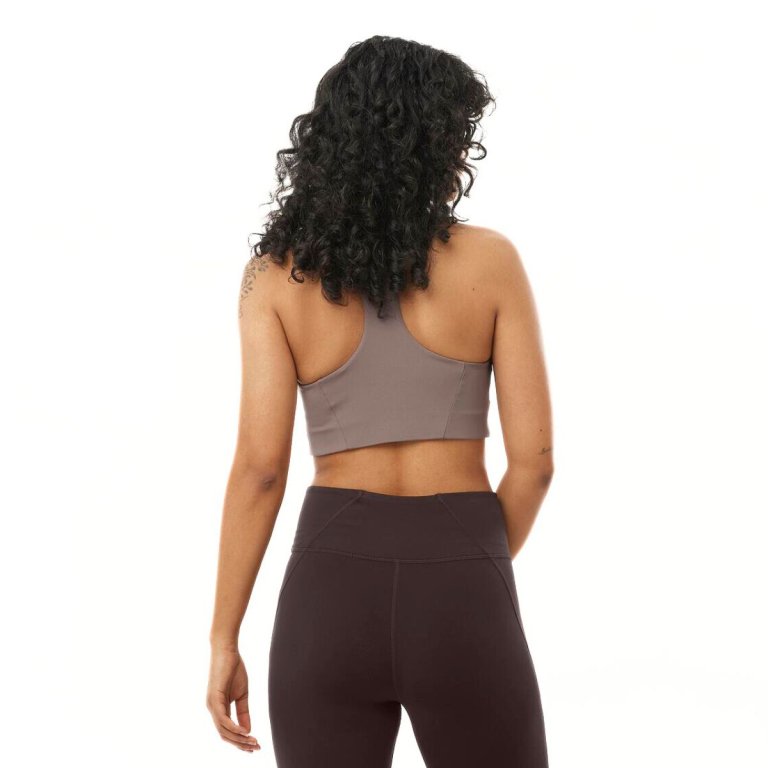 Бюстгальтер Salomon SHKout Core Bra W - коричневий