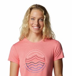 Футболка Columbia Sloan Ridge™ Graphic SS Tee W - рожевий