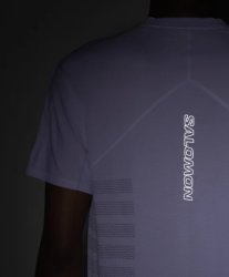 Футболка Salomon Sense Aero SS Tee GFX M - фіолетова