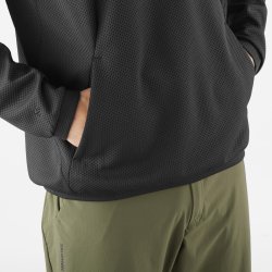 Кофта Salomon Motomesh Crewneck M - чорна