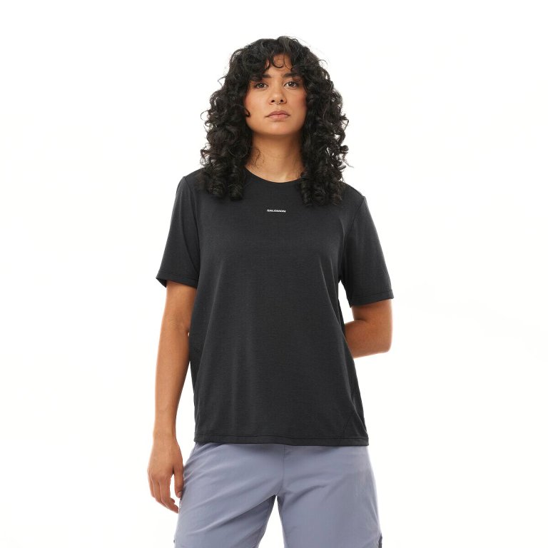 Футболка Salomon SHKout Core SS Tee W - чорна