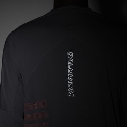 Футболка Salomon Sense Aero LS Tee GFX M - сіра