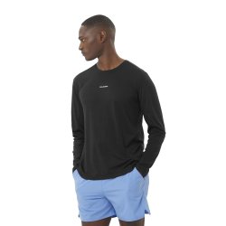 Футболка Salomon SHKout Core LS Tee M - чорна